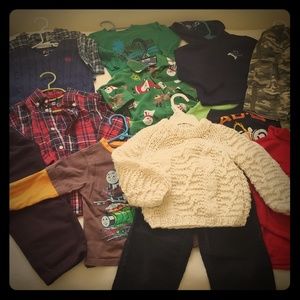 Lot of Toddler Boy Size 3T Fall/Winter Clothes